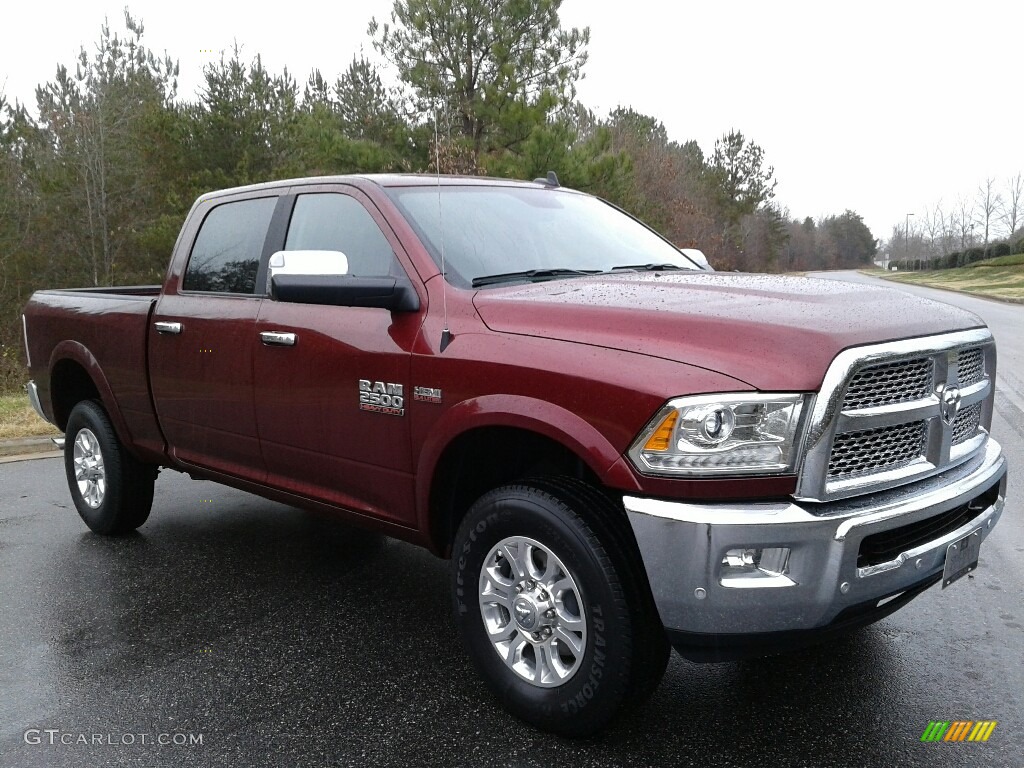 Delmonico Red Pearl 2018 Ram 2500 Laramie Crew Cab 4x4 Exterior Photo #124321634