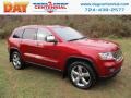 2011 Inferno Red Crystal Pearl Jeep Grand Cherokee Overland 4x4 #124305234