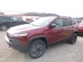 Velvet Red Pearl 2018 Jeep Cherokee Trailhawk 4x4