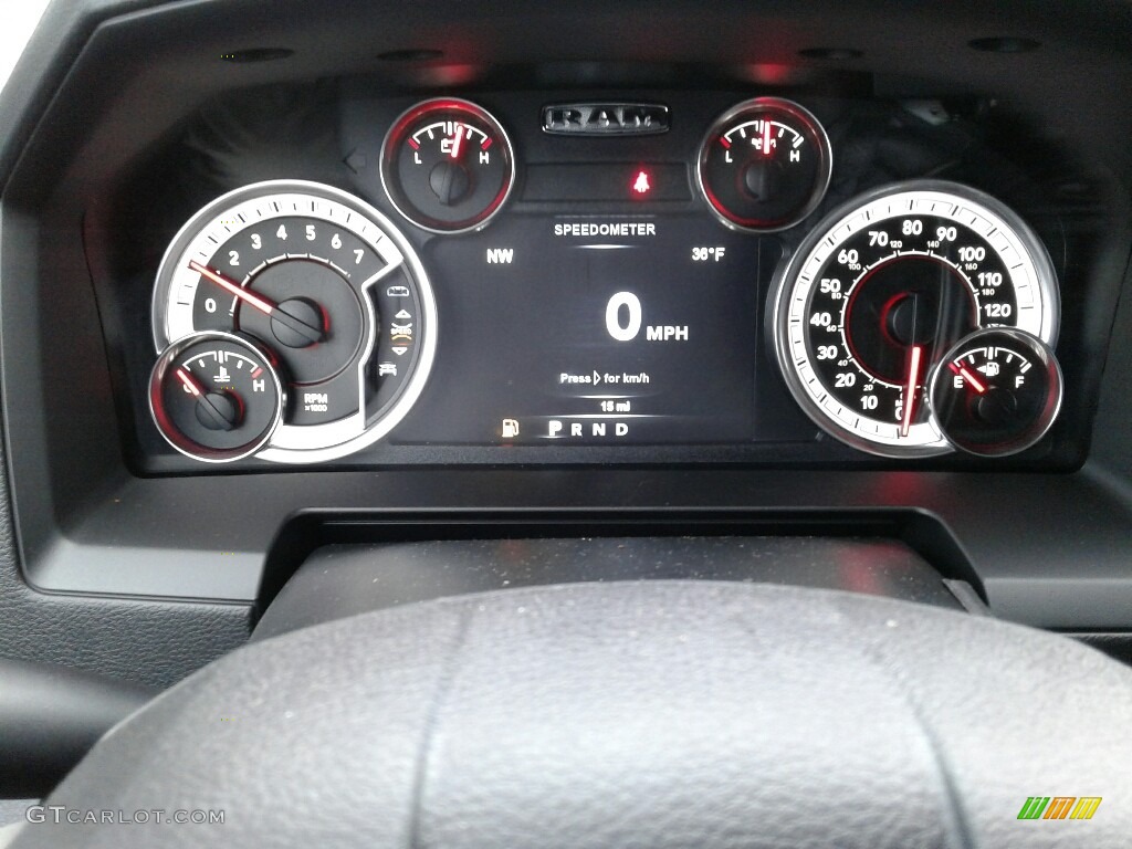 2018 Ram 2500 Laramie Crew Cab 4x4 Gauges Photo #124322039