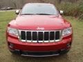 2011 Inferno Red Crystal Pearl Jeep Grand Cherokee Overland 4x4  photo #22