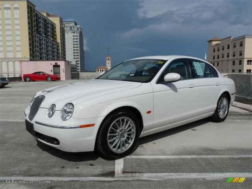 White Onyx Jaguar S-Type