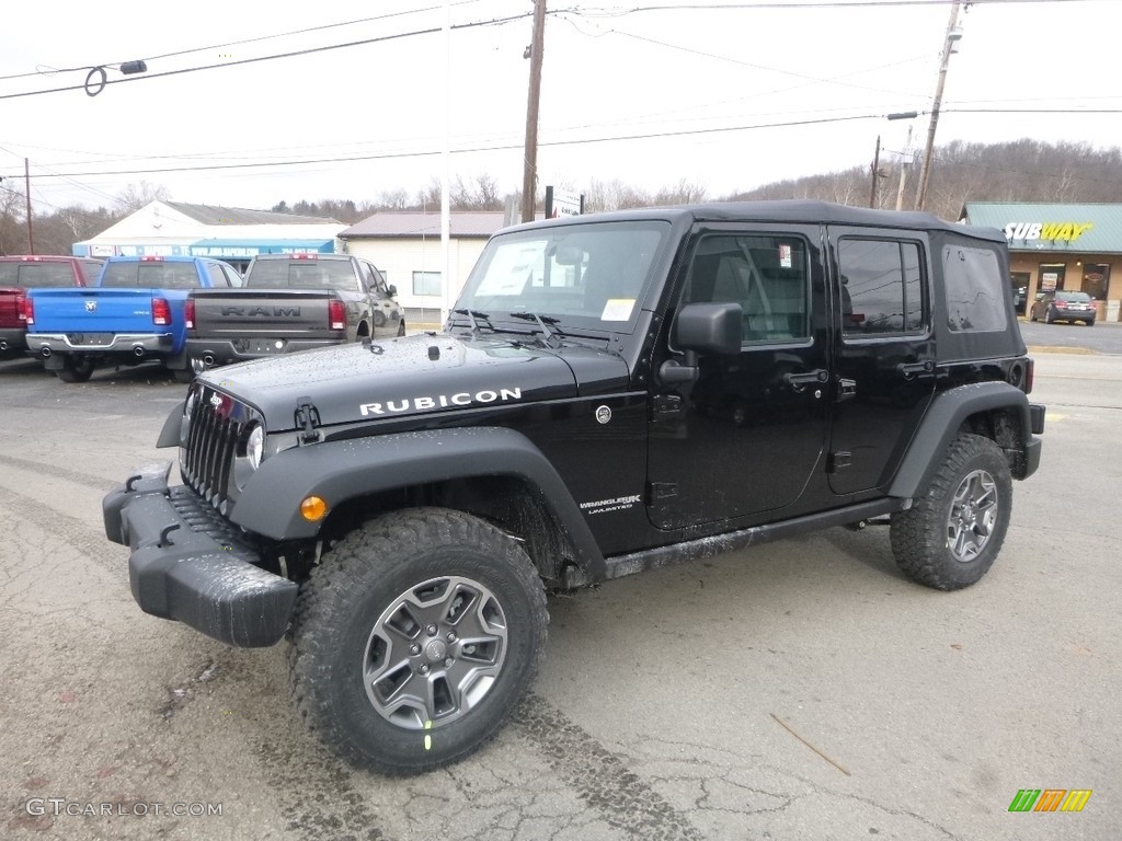Black 2018 Jeep Wrangler Unlimited Rubicon 4x4 Exterior Photo #124322801