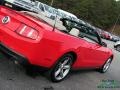 2011 Race Red Ford Mustang V6 Convertible  photo #25