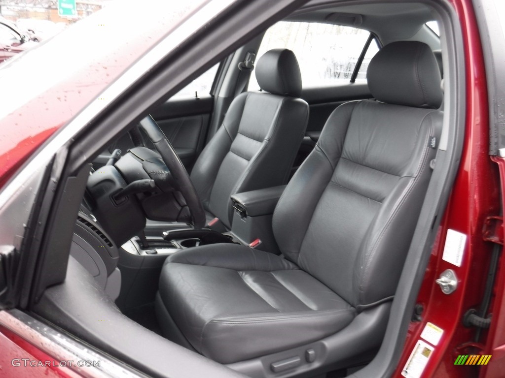 2007 Accord EX-L Sedan - Moroccan Red Pearl / Black photo #12