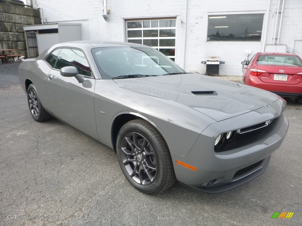 Destroyer Gray 2018 Dodge Challenger GT AWD Exterior Photo #124324649