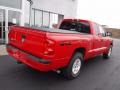 2005 Flame Red Dodge Dakota SLT Club Cab 4x4  photo #13