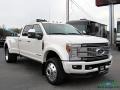White Platinum - F450 Super Duty Platinum Crew Cab 4x4 Photo No. 7