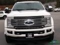 White Platinum - F450 Super Duty Platinum Crew Cab 4x4 Photo No. 8