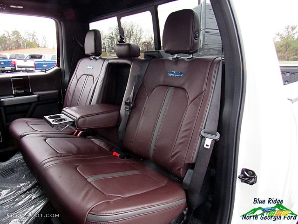 2017 F450 Super Duty Platinum Crew Cab 4x4 - White Platinum / Black/Brunello photo #13