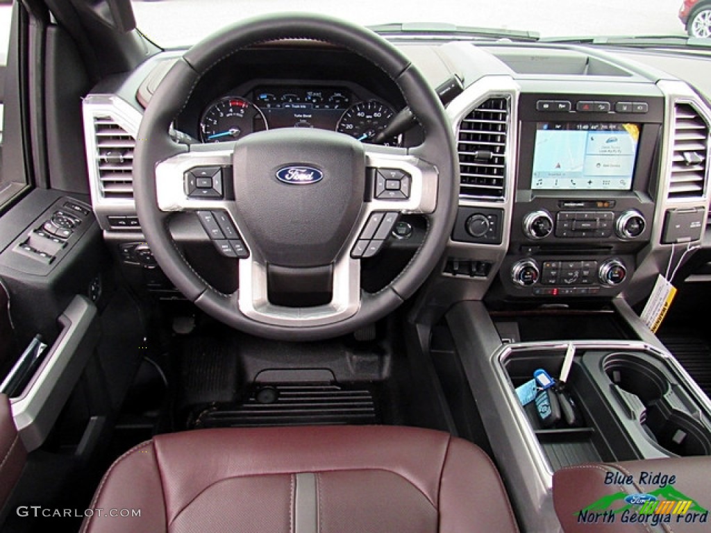 2017 F450 Super Duty Platinum Crew Cab 4x4 - White Platinum / Black/Brunello photo #15