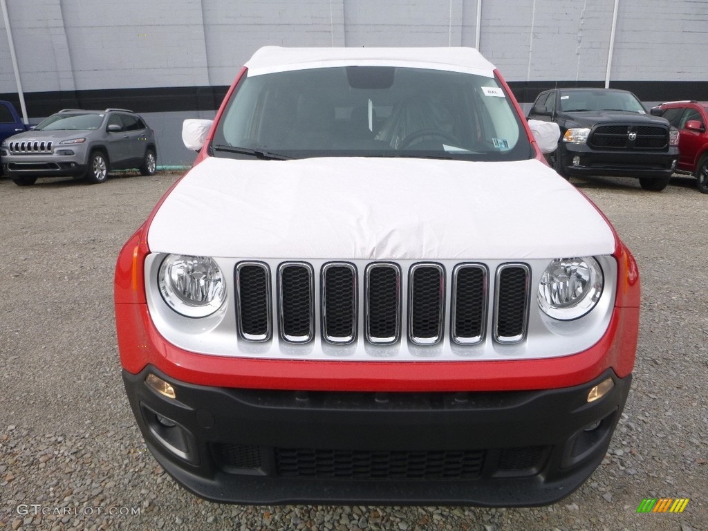 2017 Renegade Limited 4x4 - Colorado Red / Black photo #8