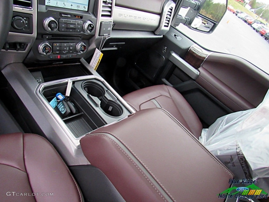 2017 F450 Super Duty Platinum Crew Cab 4x4 - White Platinum / Black/Brunello photo #32