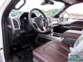 White Platinum - F450 Super Duty Platinum Crew Cab 4x4 Photo No. 34