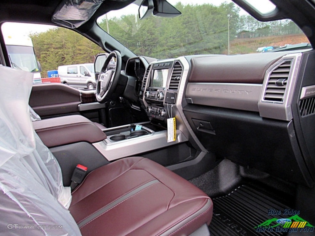 2017 F450 Super Duty Platinum Crew Cab 4x4 - White Platinum / Black/Brunello photo #35