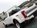 White Platinum - F450 Super Duty Platinum Crew Cab 4x4 Photo No. 39