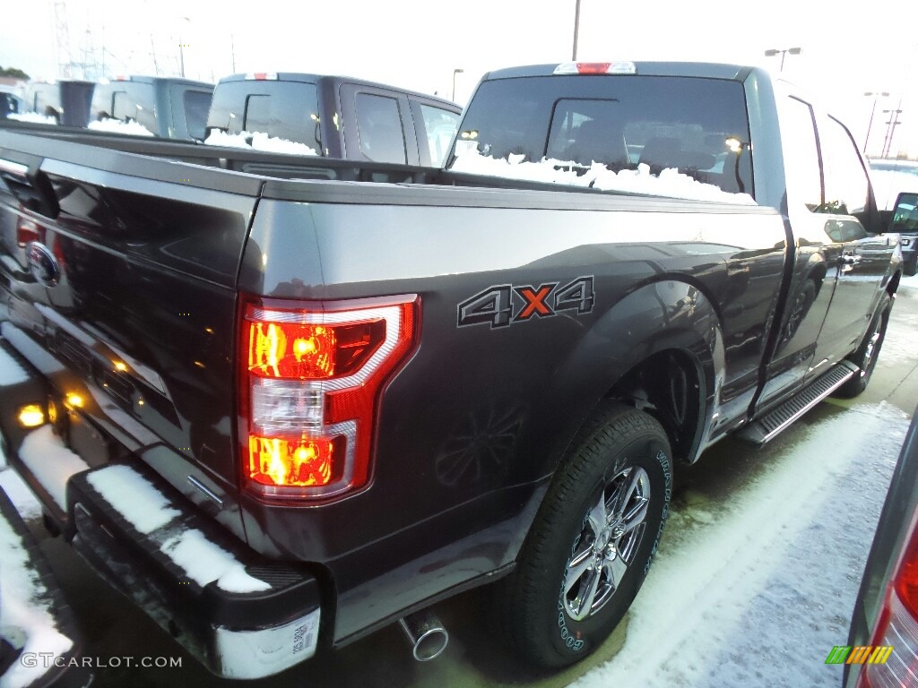 2018 F150 XLT SuperCab 4x4 - Magnetic / Earth Gray photo #3