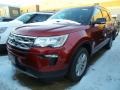 2018 Ruby Red Ford Explorer XLT 4WD  photo #1