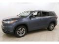 2015 Shoreline Blue Pearl Toyota Highlander XLE AWD  photo #3