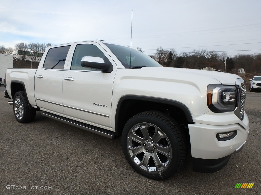 2018 White Frost Tricoat Gmc Sierra 1500 Denali Crew Cab 4wd 124305321