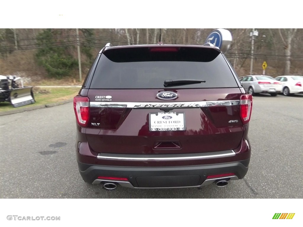 2018 Explorer XLT 4WD - Burgundy Velvet / Ebony Black photo #6