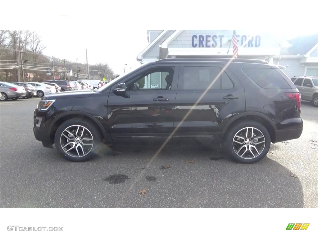 2017 Explorer Sport 4WD - Shadow Black / Ebony Black photo #4