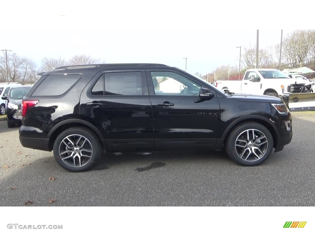 2017 Explorer Sport 4WD - Shadow Black / Ebony Black photo #8