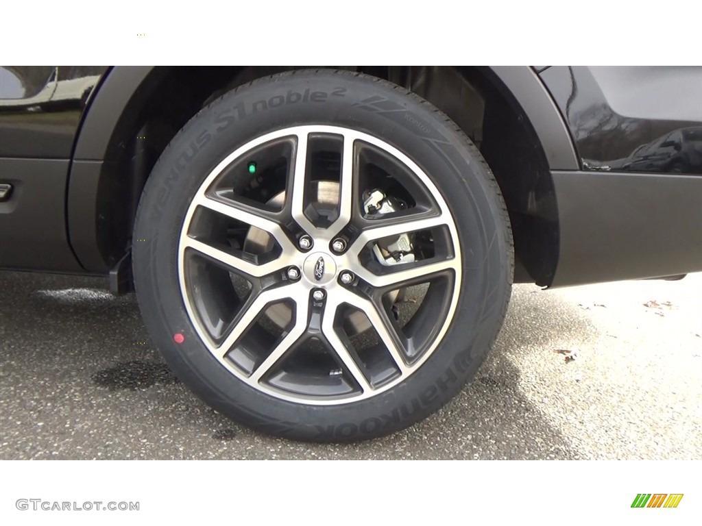 2017 Explorer Sport 4WD - Shadow Black / Ebony Black photo #20
