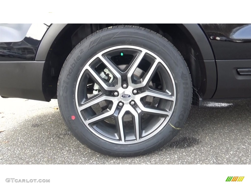 2017 Explorer Sport 4WD - Shadow Black / Ebony Black photo #22