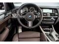 2018 BMW X4 Mocha/Orange Contrast Interior Steering Wheel Photo