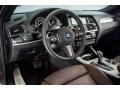 2018 BMW X4 Mocha/Orange Contrast Interior Dashboard Photo