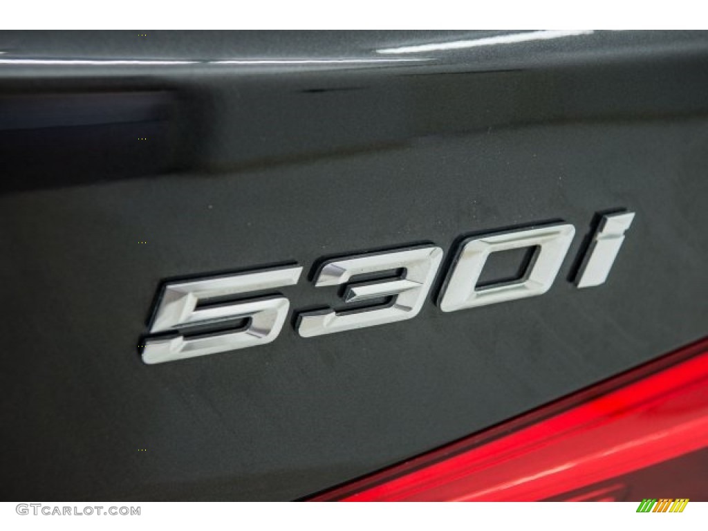 2017 5 Series 530i Sedan - Dark Graphite Metallic / Black photo #6