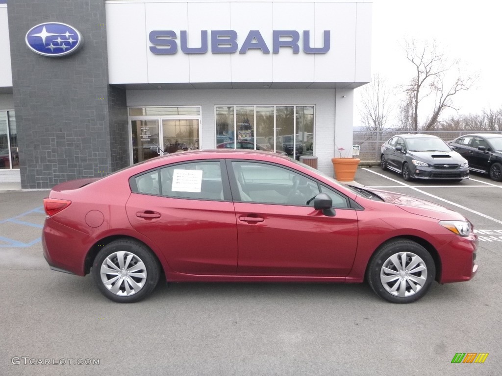 Crimson Red Pearl 2018 Subaru Impreza 2.0i 4-Door Exterior Photo #124332289