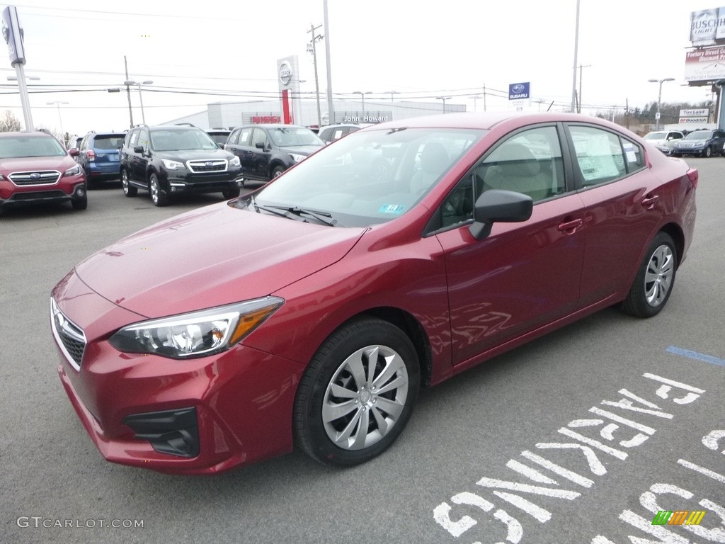 Crimson Red Pearl 2018 Subaru Impreza 2.0i 4-Door Exterior Photo #124332428