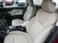 2018 Subaru Impreza Ivory Interior Front Seat Photo