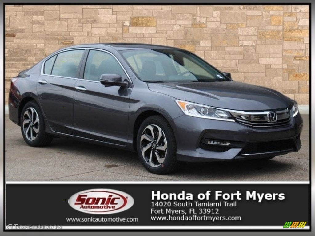 2017 Accord EX Sedan - Modern Steel Metallic / Black photo #1