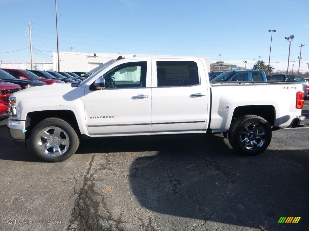 2018 Silverado 1500 LTZ Crew Cab 4x4 - Iridescent Pearl Tricoat / Jet Black photo #2