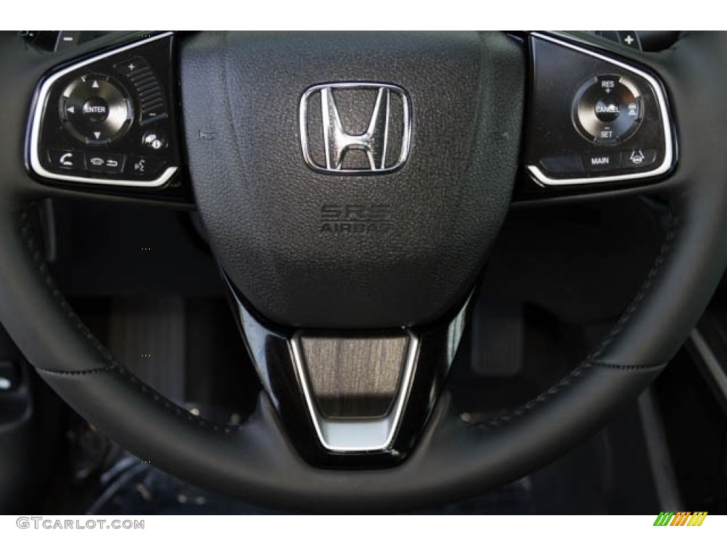 2018 Honda Clarity Touring Plug In Hybrid Black Steering Wheel Photo #124333095