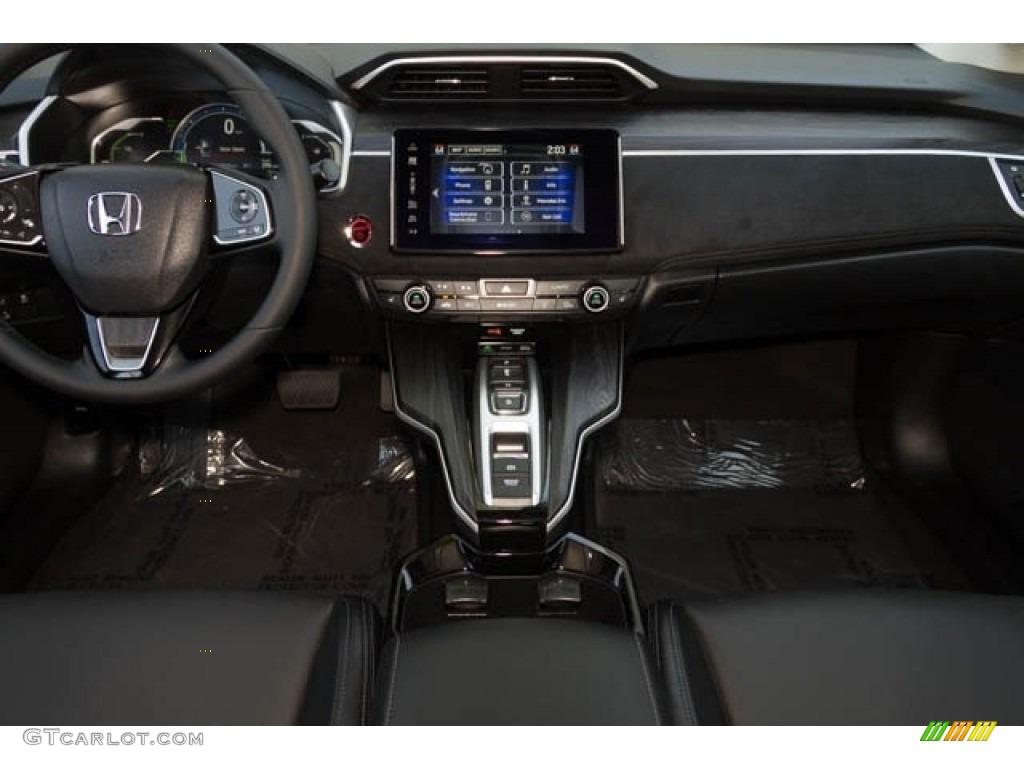 2018 Honda Clarity Touring Plug In Hybrid Black Dashboard Photo #124333160