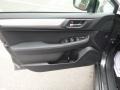 2018 Subaru Legacy Slate Black Interior Door Panel Photo