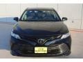 2018 Midnight Black Metallic Toyota Camry LE  photo #2