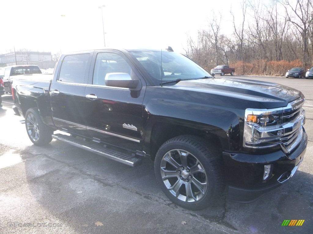 2018 Silverado 1500 High Country Crew Cab 4x4 - Black / High Country Saddle photo #7