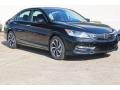2017 Crystal Black Pearl Honda Accord EX-L V6 Sedan  photo #2