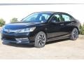 2017 Crystal Black Pearl Honda Accord EX-L V6 Sedan  photo #4