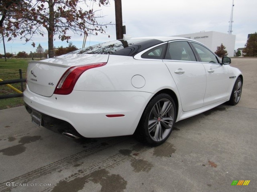 2016 XJ Supercharged - Polaris White / Jet/Jet photo #7