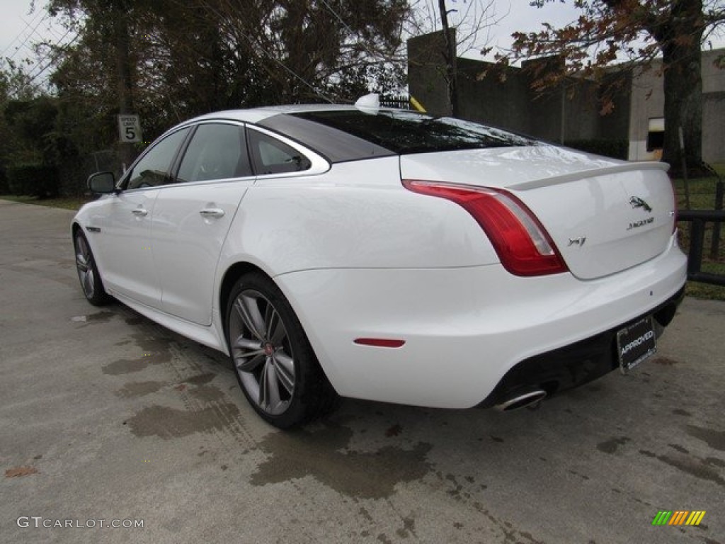 2016 XJ Supercharged - Polaris White / Jet/Jet photo #12