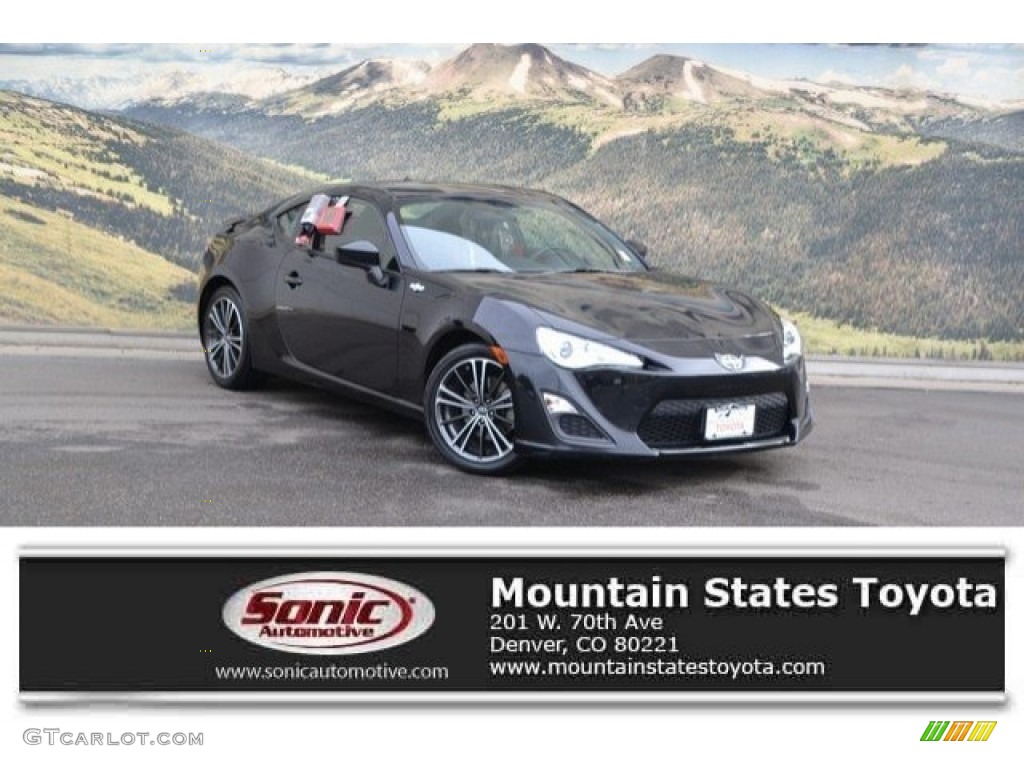 2013 FR-S Sport Coupe - Raven Black / Black/Red Accents photo #1