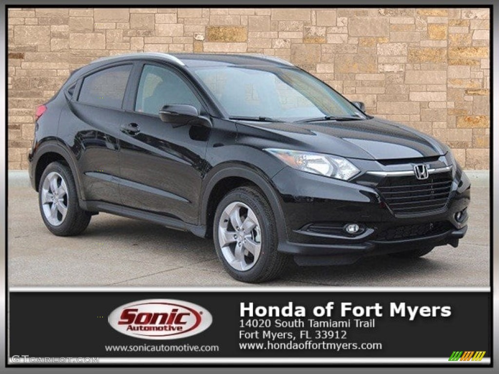 Crystal Black Pearl Honda HR-V