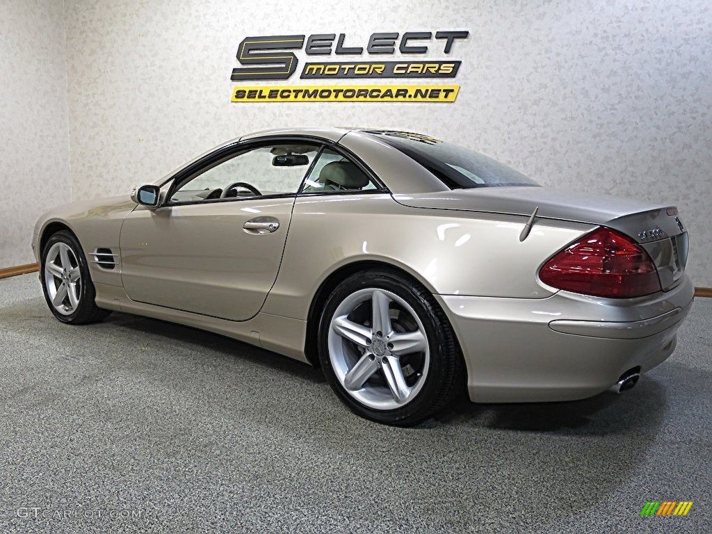 2004 SL 500 Roadster - Desert Silver Metallic / Stone photo #4