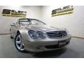 2004 Desert Silver Metallic Mercedes-Benz SL 500 Roadster  photo #12